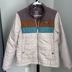 L.L. Bean Tri-Tone Puffer Jacket